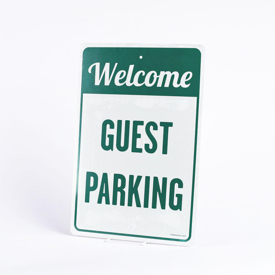 PARKING SIGN WELCOME GUEST