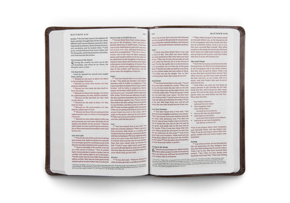ESV Premium Gift Bible, Red Letter by Crossway, product view 2