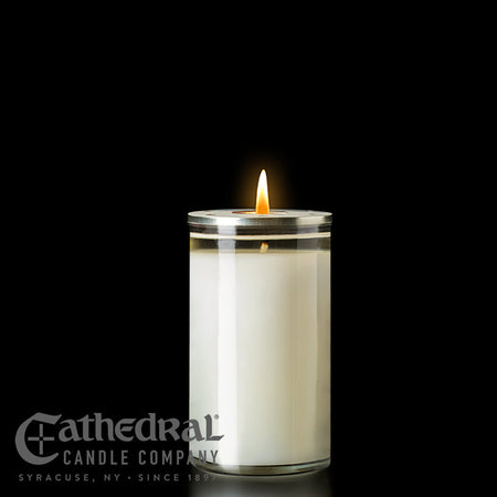 72-Hour Beeswax Crystal Chapel Lights by Anchor Christian Distributors