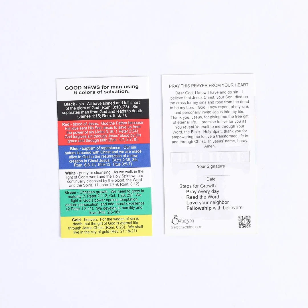 PLAN OF SALVATION CARDS PK100
