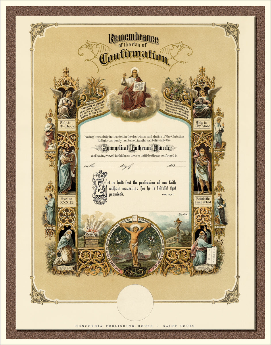 Vintage Confirmation Certificate #2