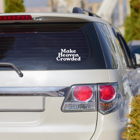 DECAL VINYL MAKE HEAVEN