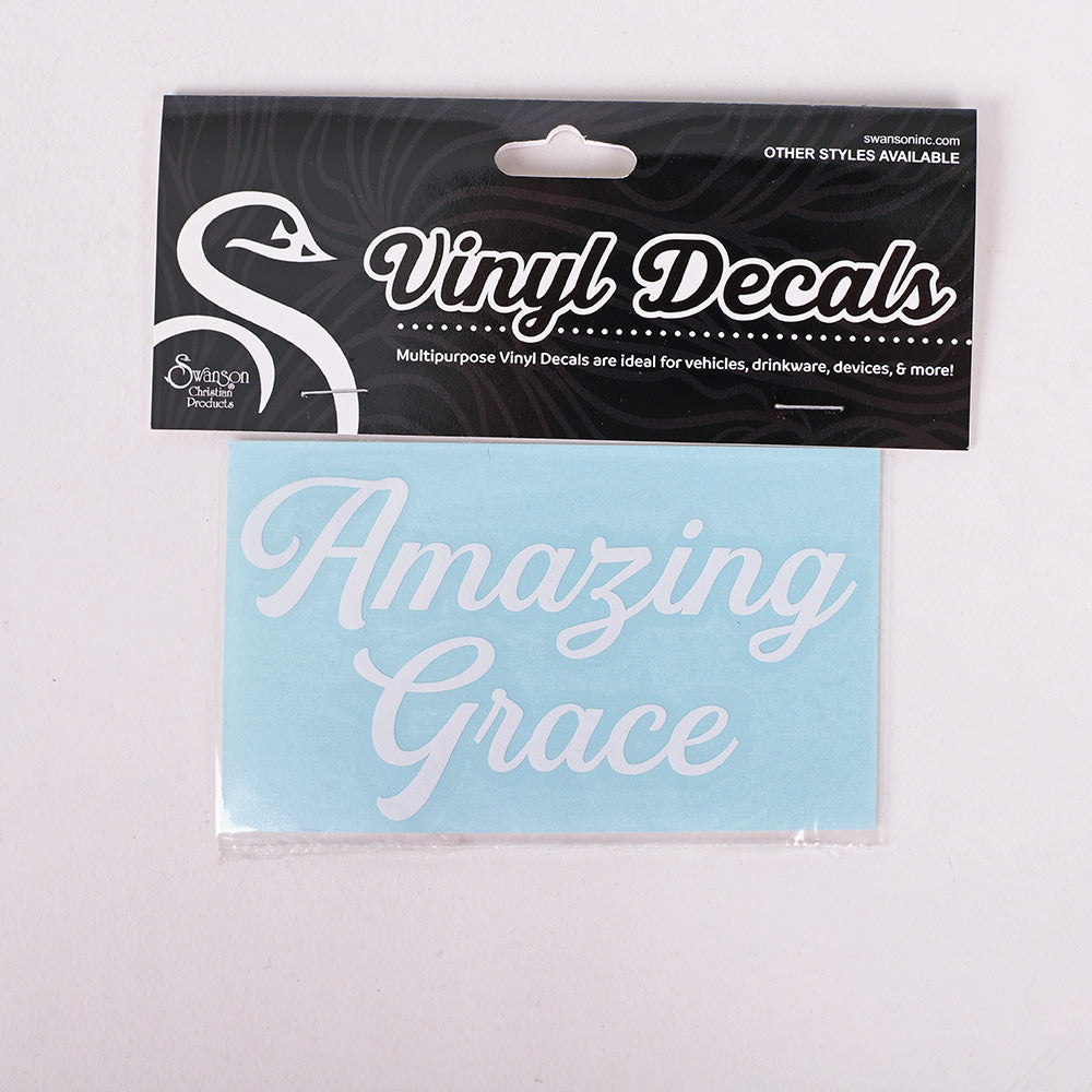 DECAL VINYL AMAZING GRACE