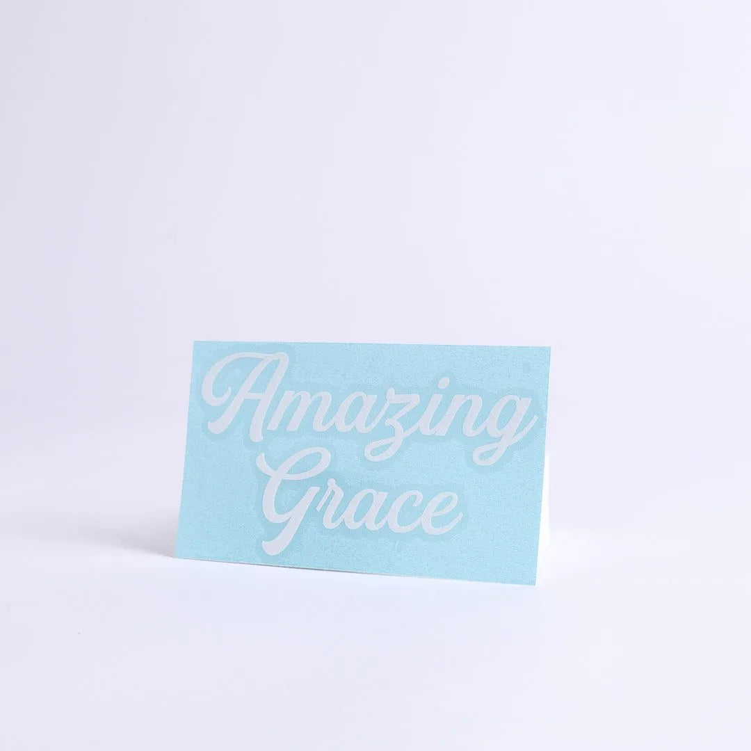 DECAL VINYL AMAZING GRACE