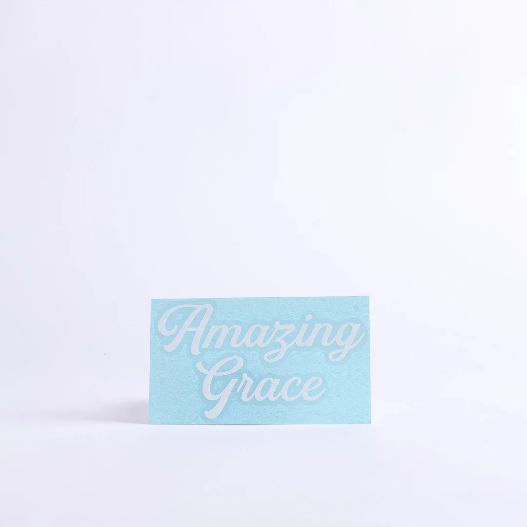 DECAL VINYL AMAZING GRACE
