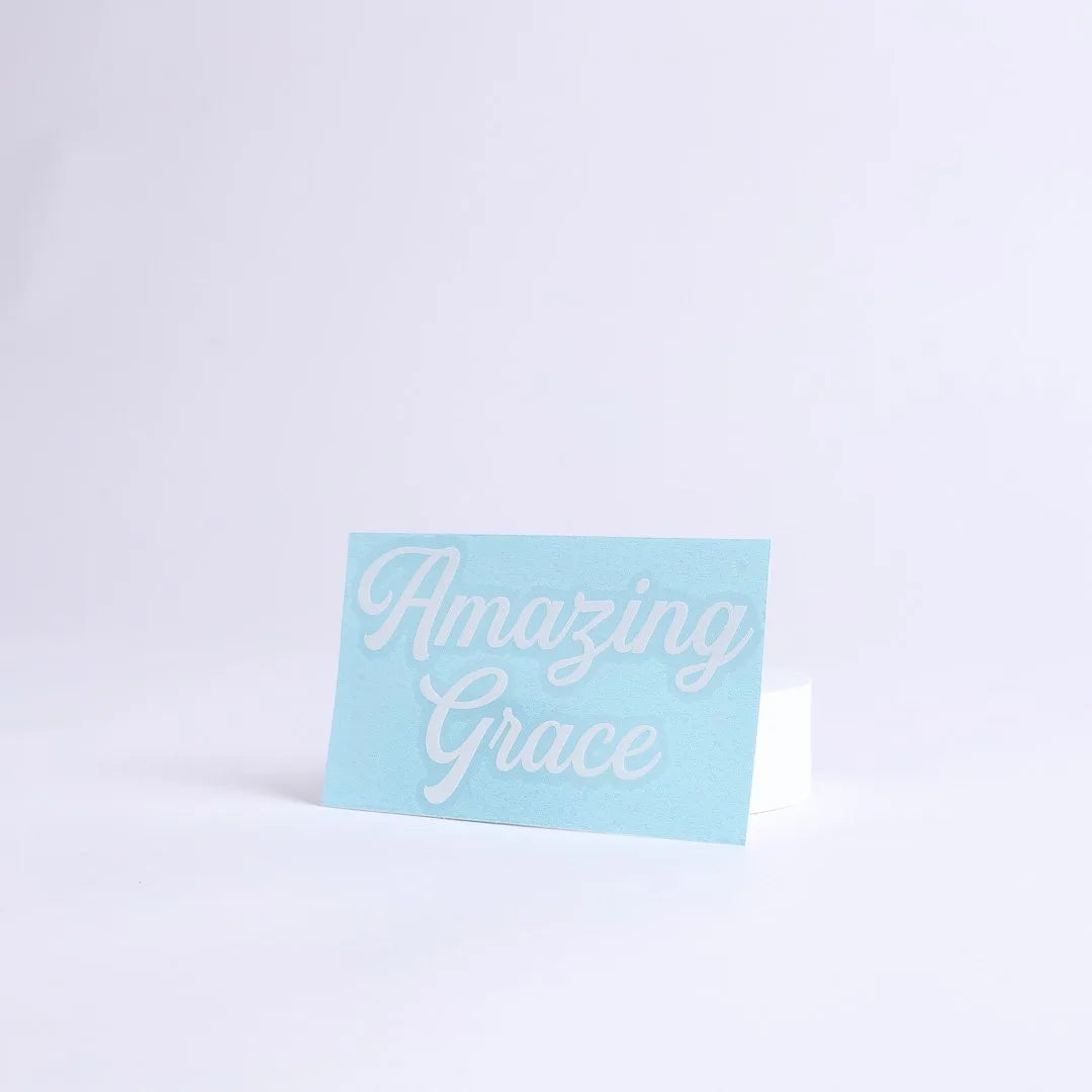 DECAL VINYL AMAZING GRACE