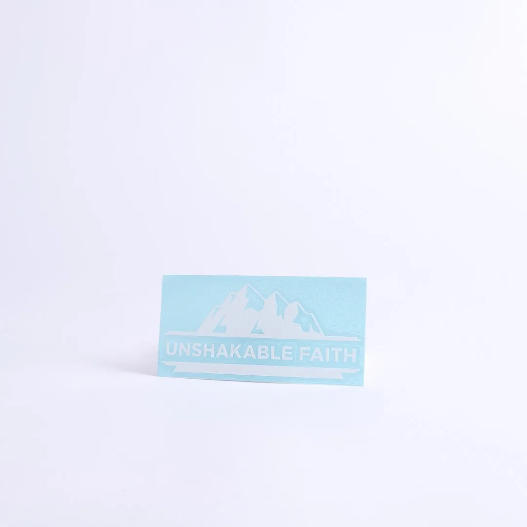 DECAL VINYL UNSHAKABLE FAITH