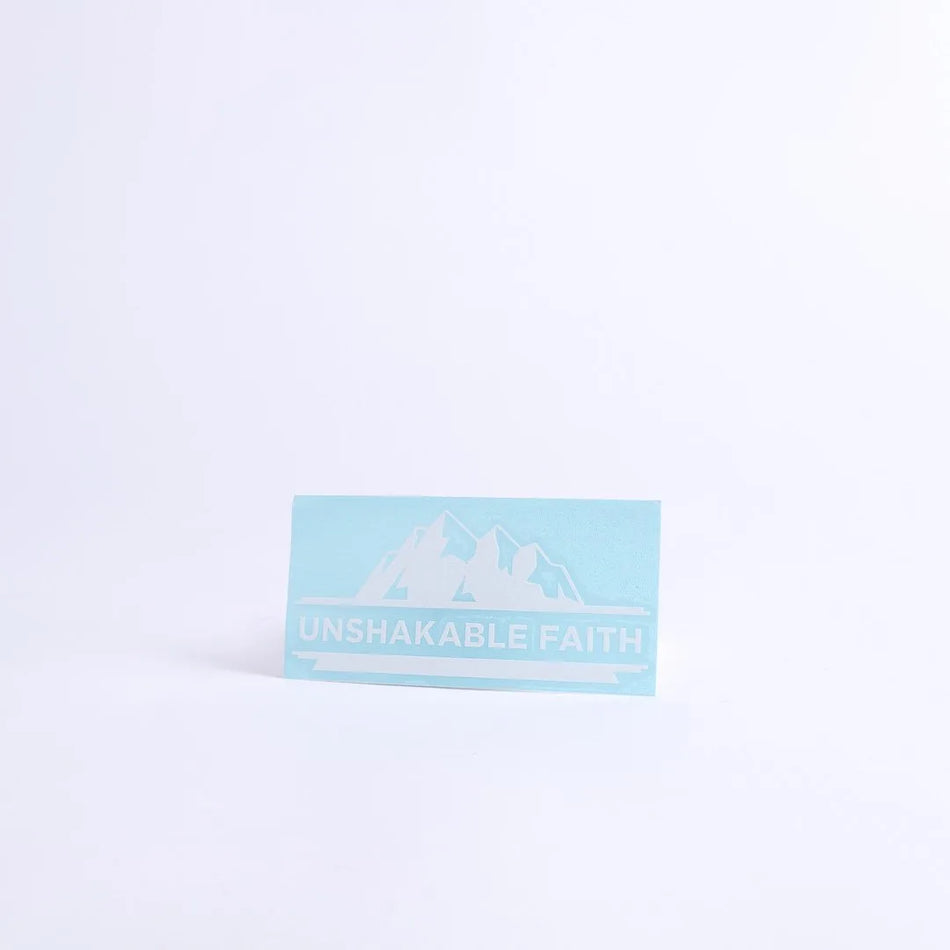 DECAL VINYL UNSHAKABLE FAITH