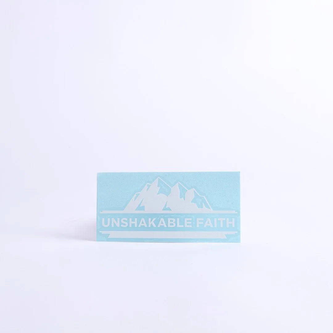 DECAL VINYL UNSHAKABLE FAITH
