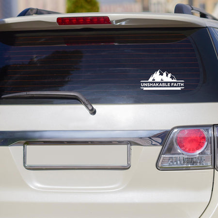 DECAL VINYL UNSHAKABLE FAITH