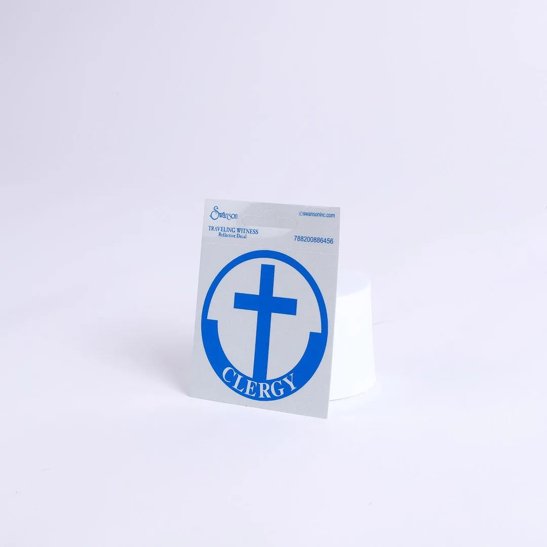 CLERGY SCOTCH REFLECTIVE STICKER PK6
