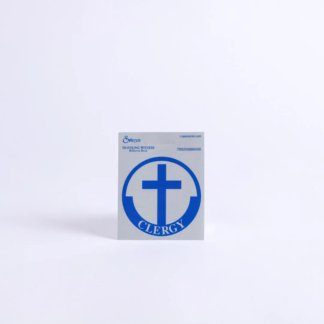 CLERGY SCOTCH REFLECTIVE STICKER PK6