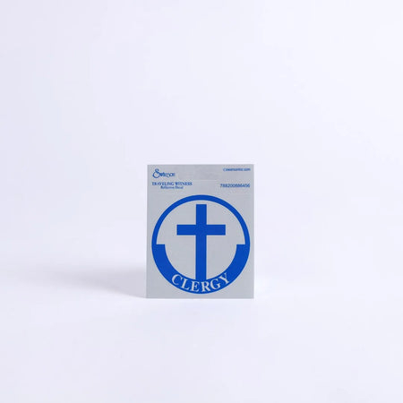 CLERGY SCOTCH REFLECTIVE STICKER PK6