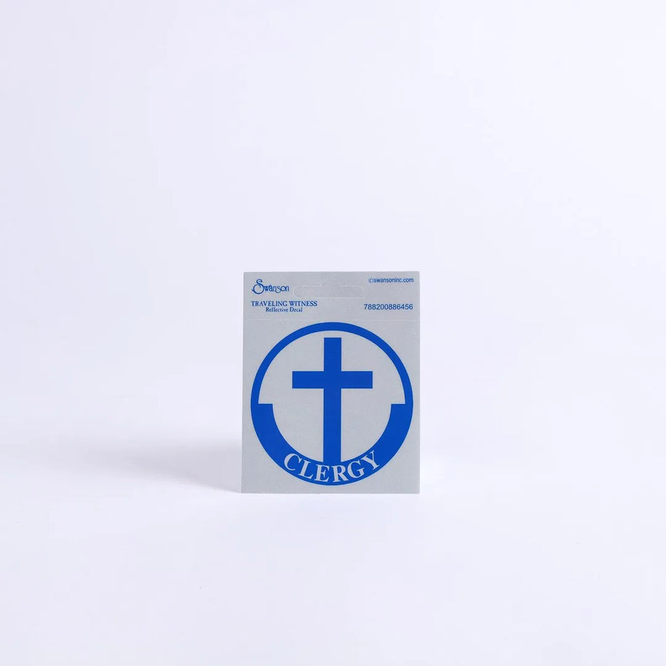 CLERGY SCOTCH REFLECTIVE STICKER PK6