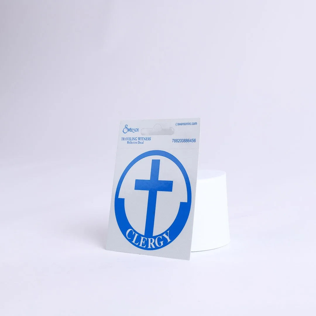 CLERGY SCOTCH REFLECTIVE STICKER PK6