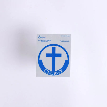 CLERGY SCOTCH REFLECTIVE STICKER PK6
