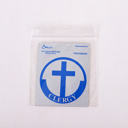 CLERGY SCOTCH REFLECTIVE STICKER PK6
