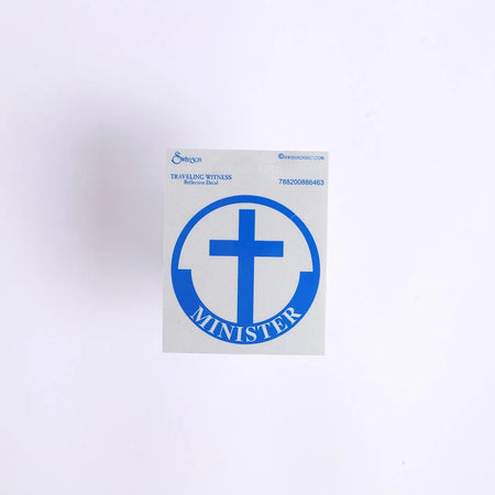 MINISTER SCOTCH REFLECTIVE STICKER PK6