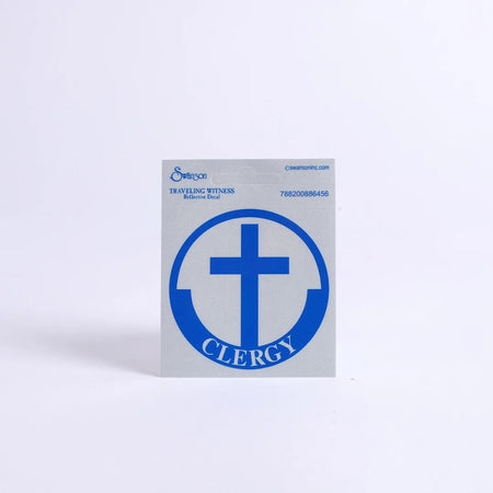 PASTOR SCOTCH REFLECTIVE STICKER PK6