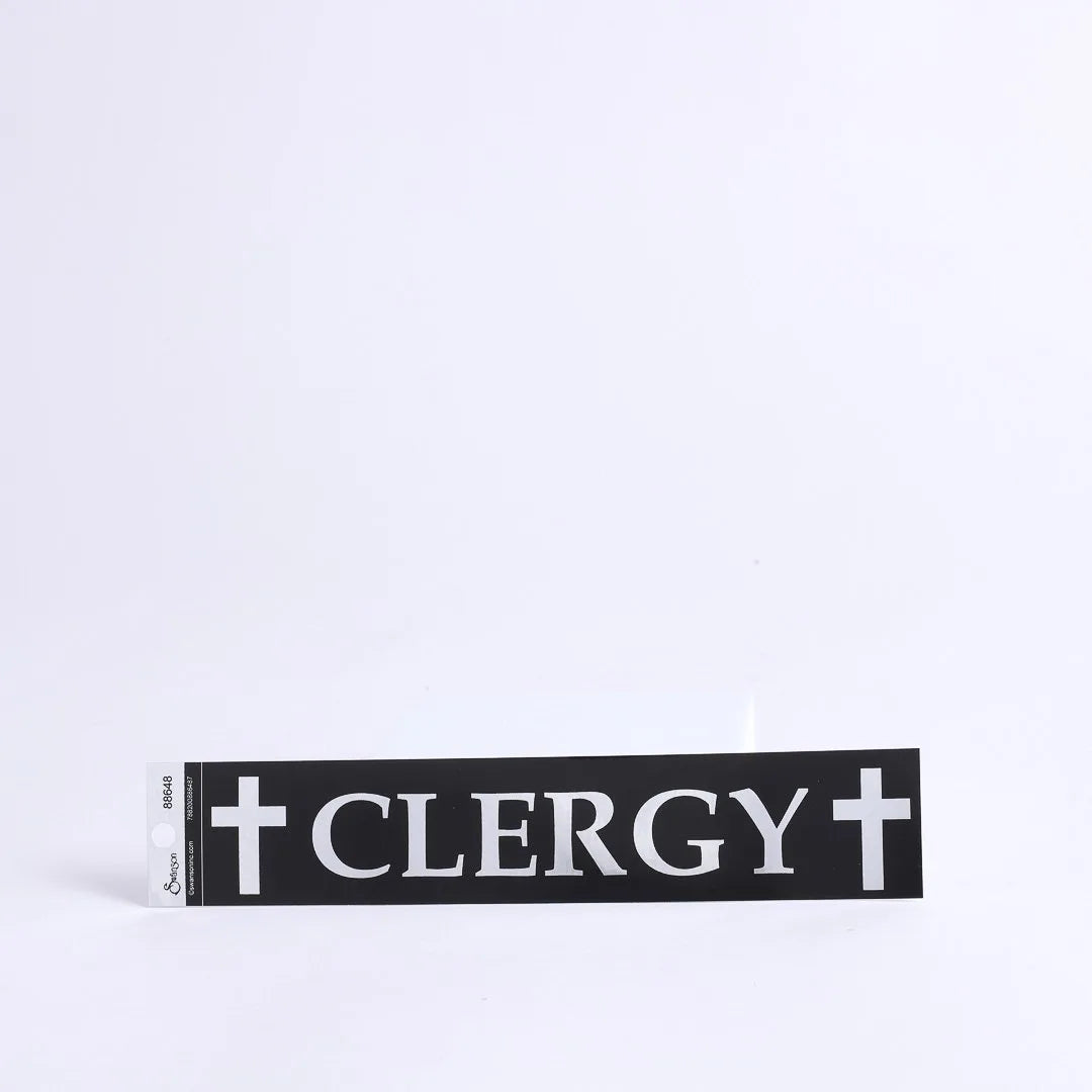 DECAL VINYL CLERGY CHROME PK6