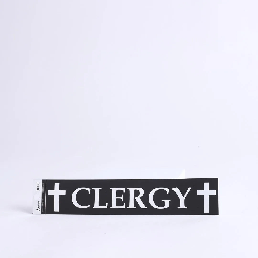 DECAL VINYL CLERGY CHROME PK6