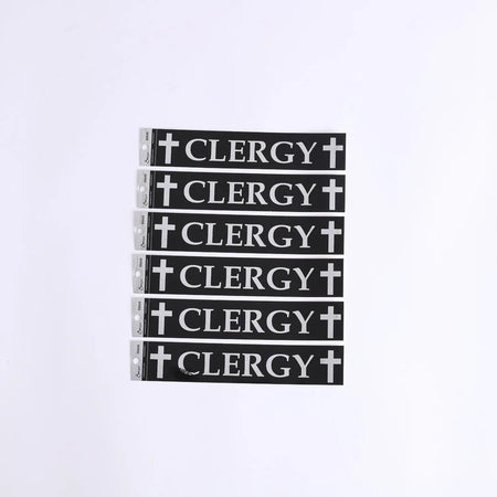 DECAL VINYL CLERGY CHROME PK6