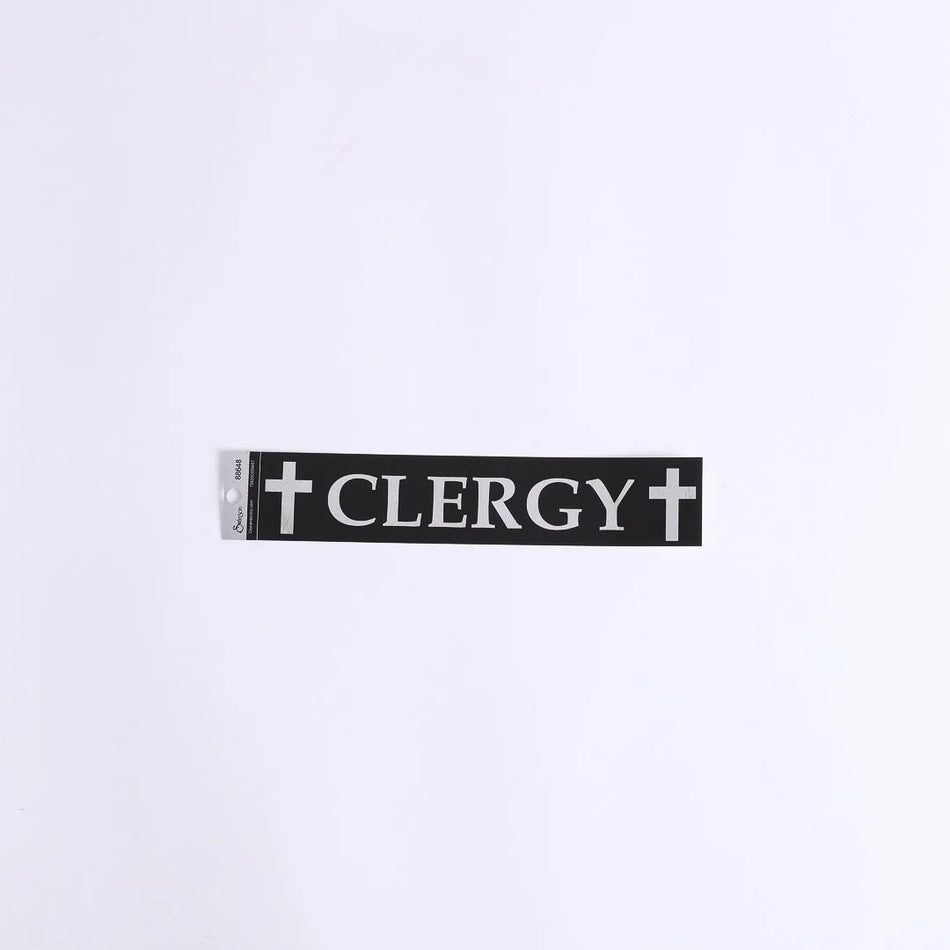 DECAL VINYL CLERGY CHROME PK6