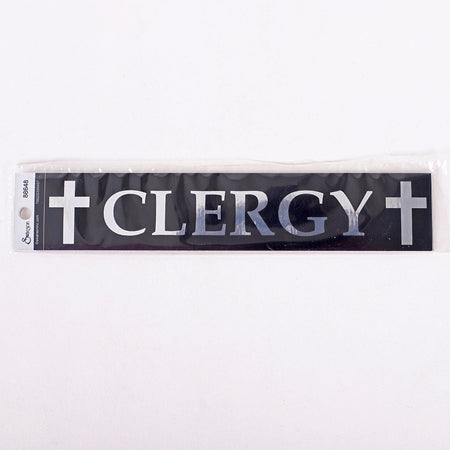 DECAL VINYL CLERGY CHROME PK6