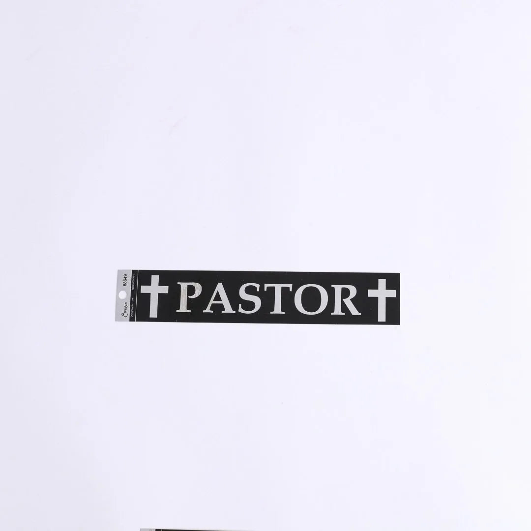 DECAL VINYL  PASTOR CHROME PK6