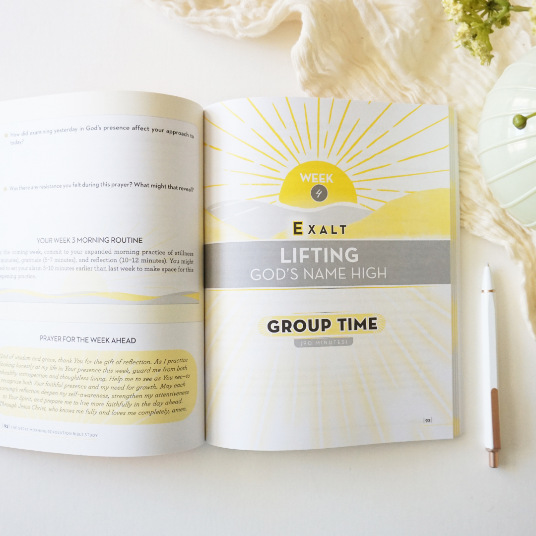 The GREAT Morning Revolution Bible Study Guide plus Streaming Video: Discover a Rhythm of Prayer to Begin, product view 6