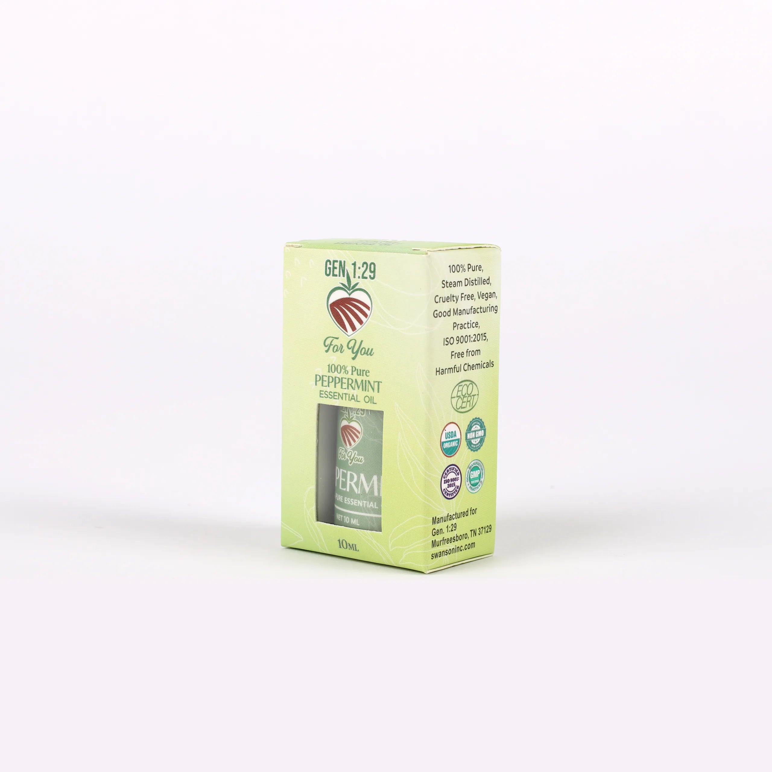 PURE ESSENTIAL OIL PEPPERMINT 10ML