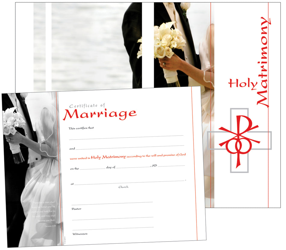 LSB Marriage Certificates by Concordia Publishing House