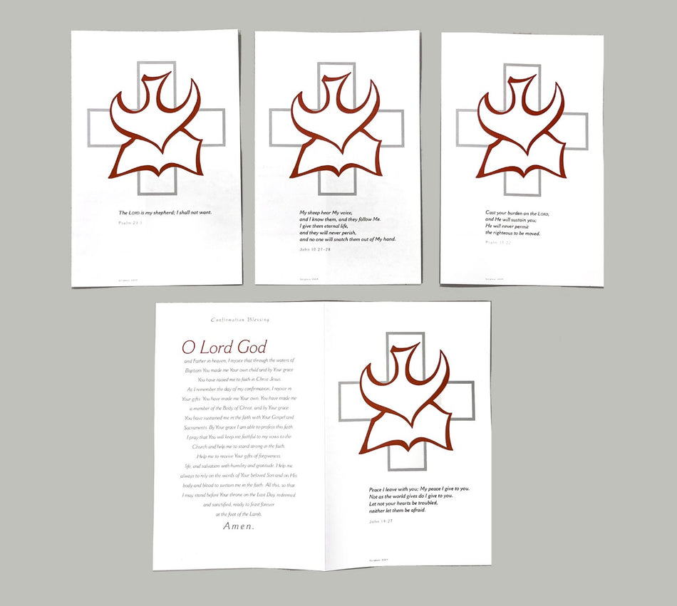 LSB Confirmation with Scripture Certificates (Pack of 10)