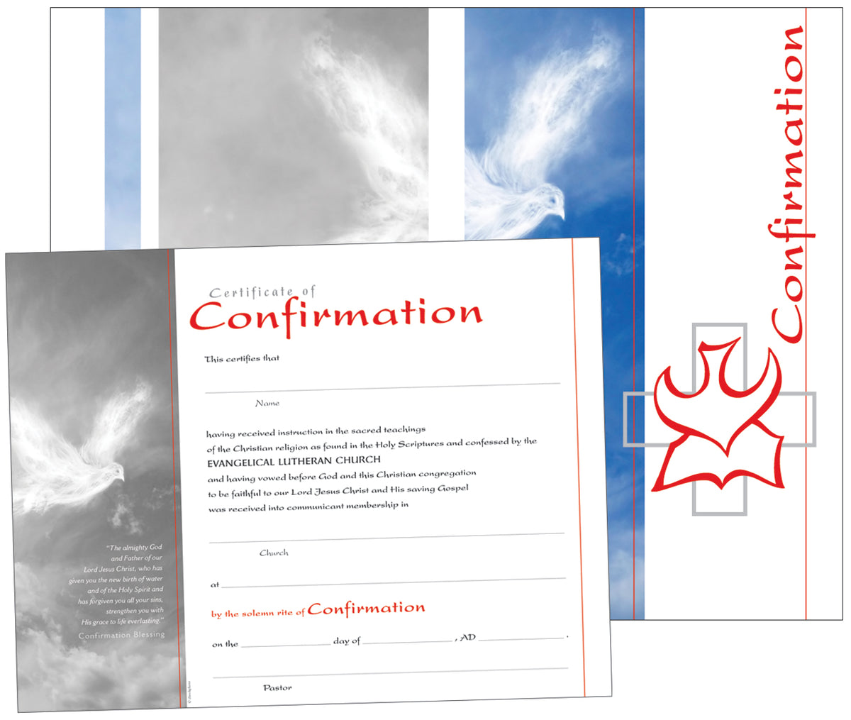 LSB Confirmation with Scripture Certificates - Pack of 10 by Concordia Publishing House, product view 5