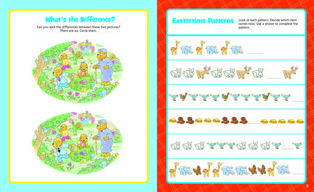 The Berenstain Bears Easter Fun Sticker and Activity Book: An Easter and Springtime Book for Kids, product view 3