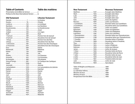 French Semeur/English Bilingual Bible (NIV) - Hardcover by HarperCollins, product view 2
