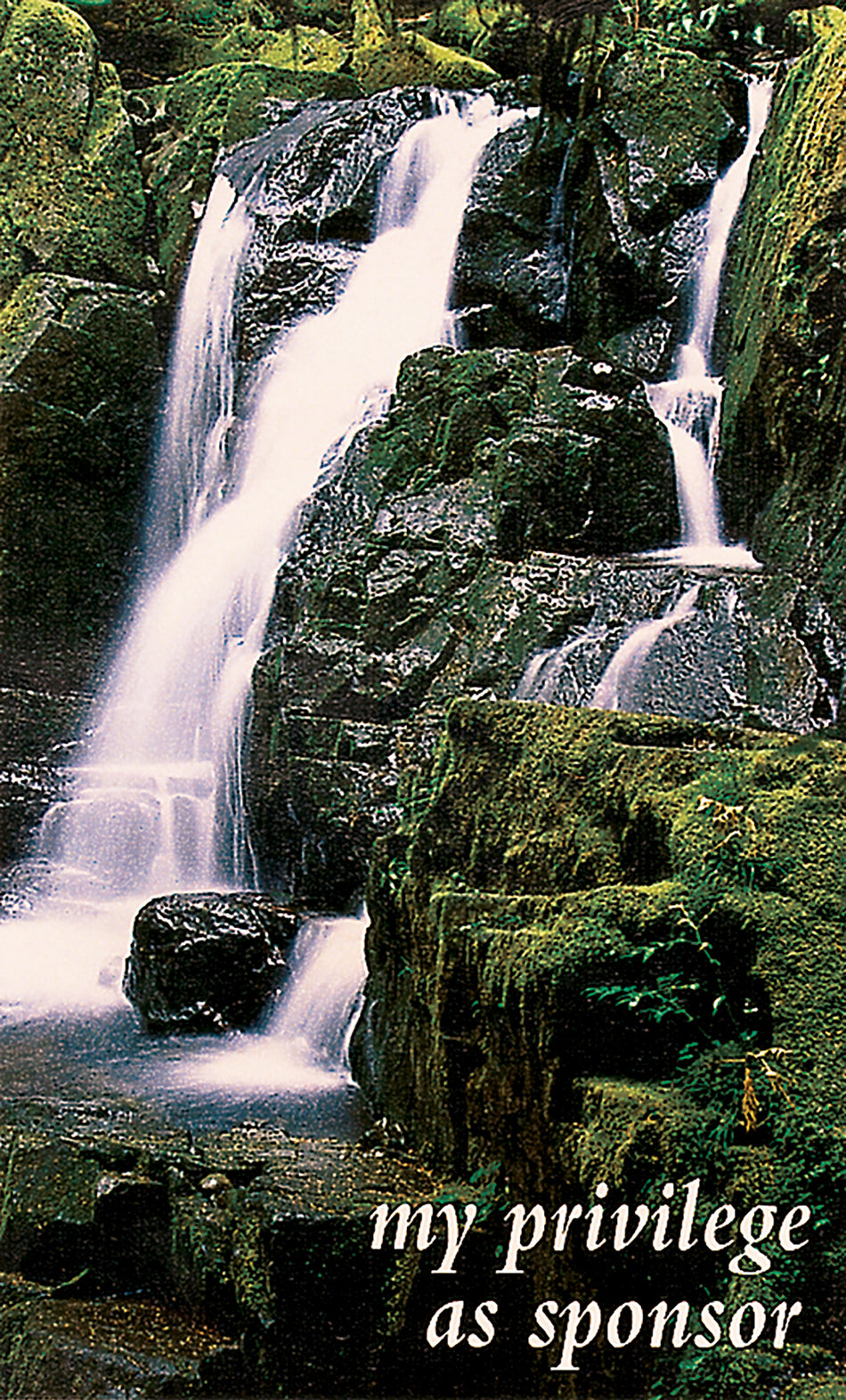 Sponsor Folder - Waterfall (Pkg of 12)