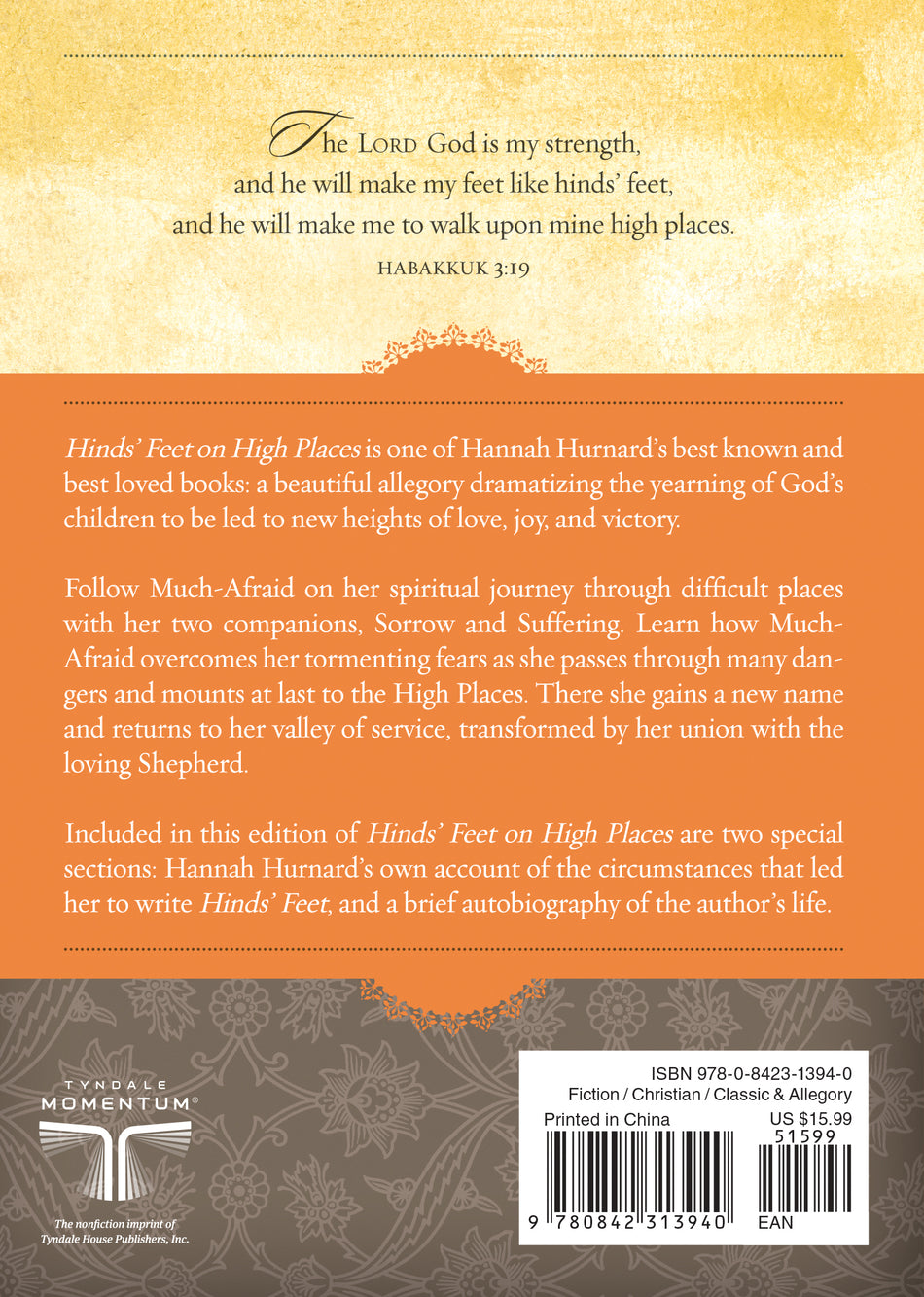 Hinds' Feet on High Places by Tyndale, product view 2