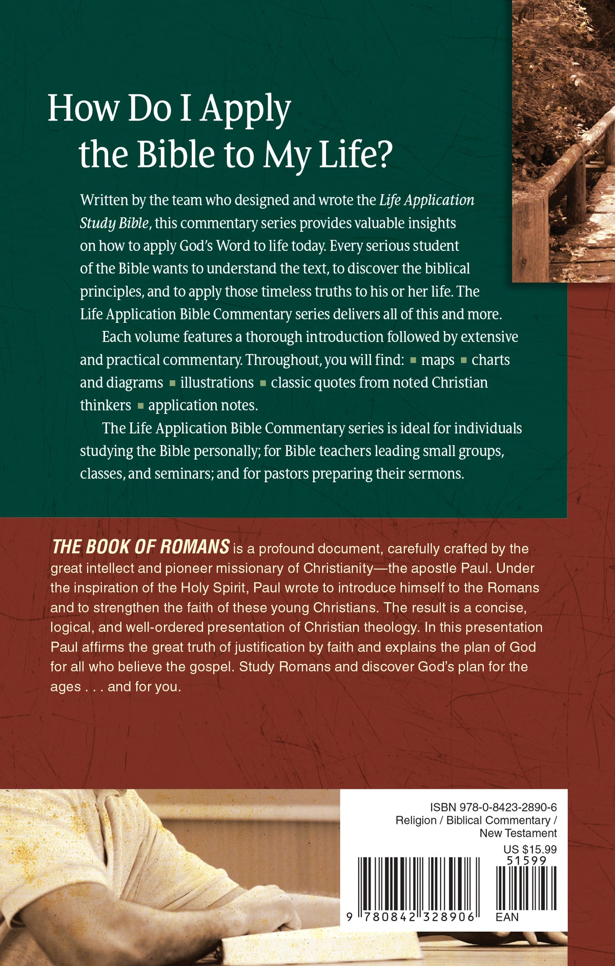 Romans (Life Application Bible Commentary) by Tyndale, product view 2