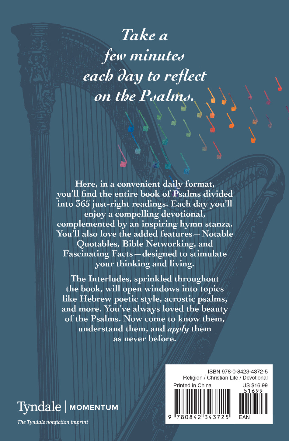 The One Year Book of Psalms by Tyndale, product view 2