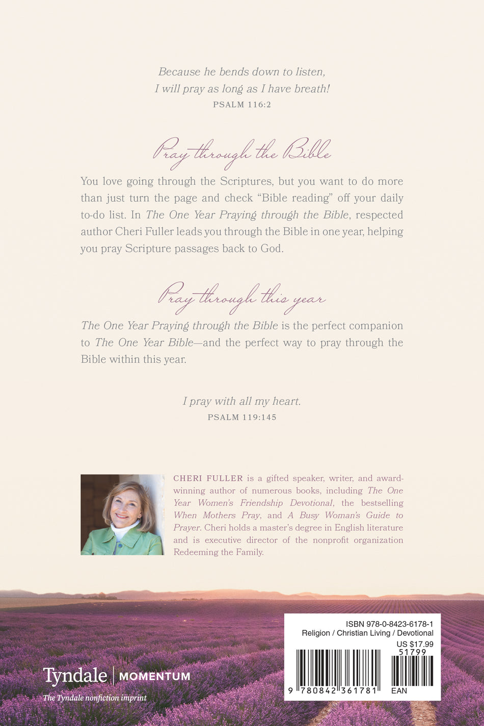 The One Year Praying through the Bible by Tyndale, product view 2