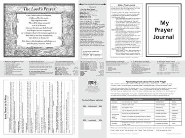 The Lord’s Prayer Wall Chart ("Trespasses")