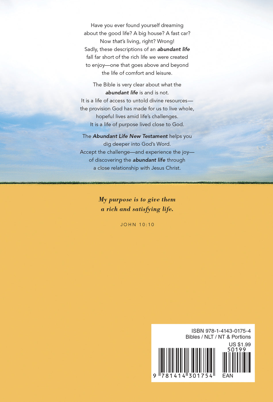 Abundant Life Bible New Testament NLT by Tyndale, product view 2