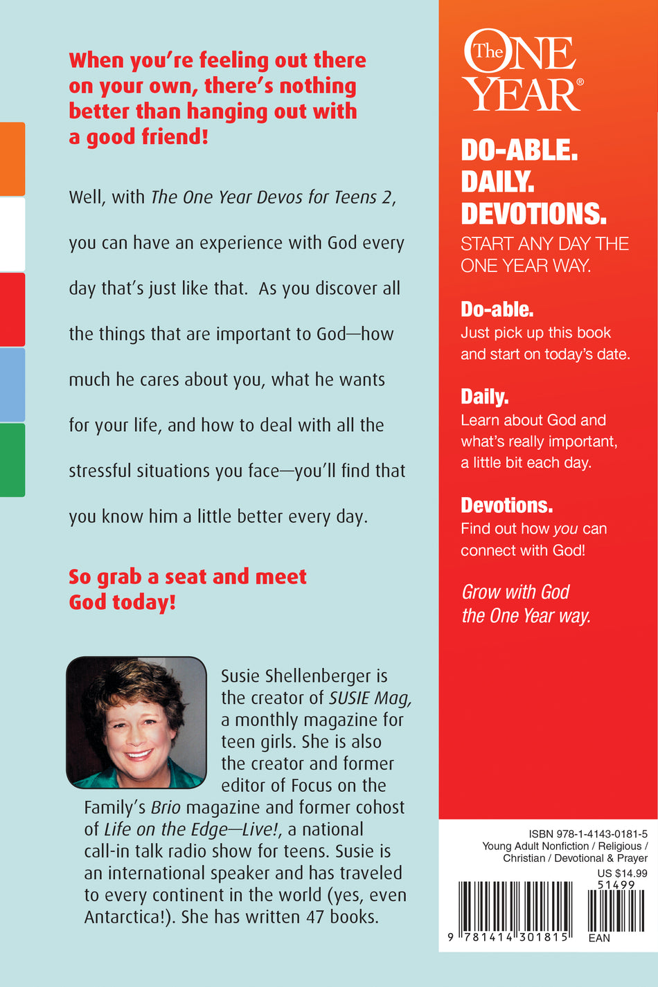 The One Year Devos for Teens 2 by Tyndale, product view 2