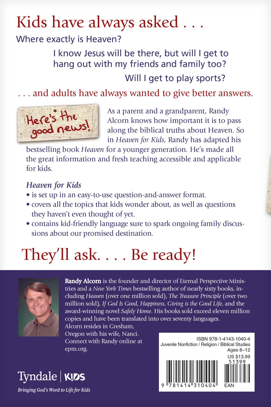 Heaven for Kids by Tyndale, product view 2