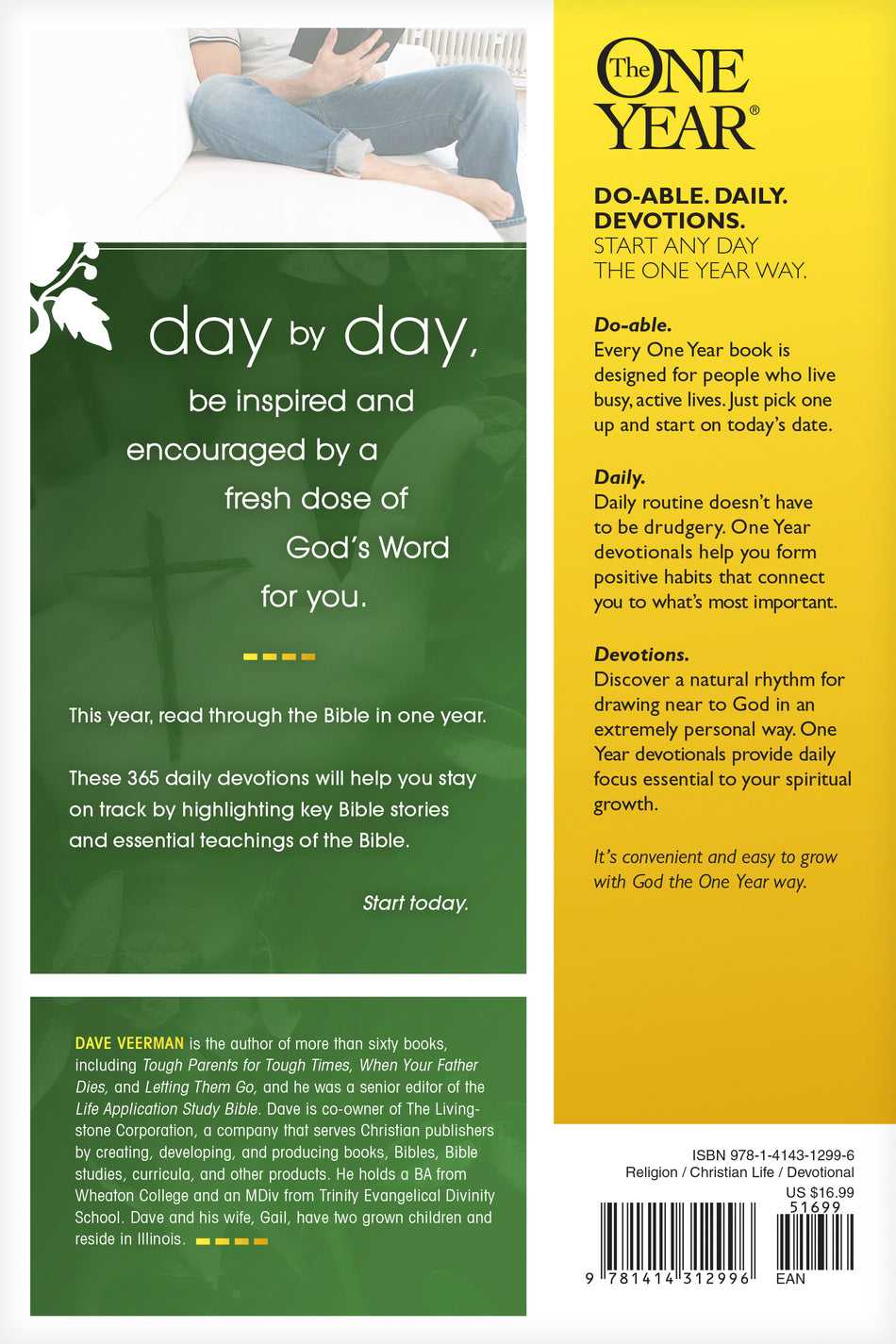 The One Year Through the Bible Devotional by Tyndale, product view 2