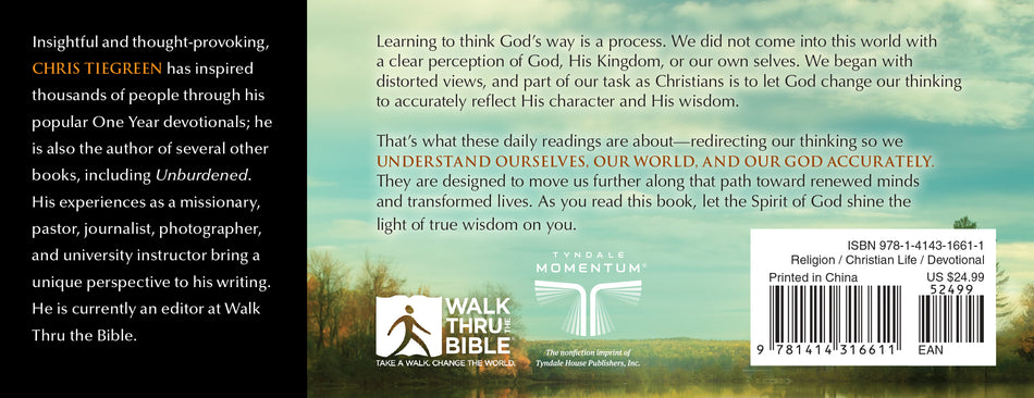 The One Year Walk with God Devotional by Tyndale, product view 2