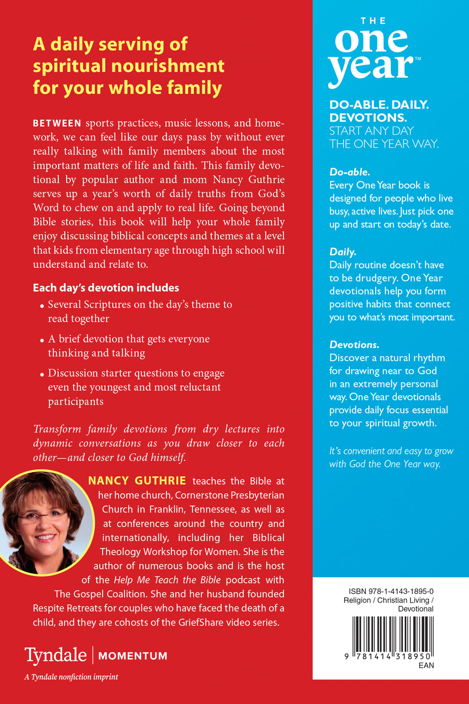 One Year of Dinner Table Devotions and Discussion Starters by Tyndale, product view 2