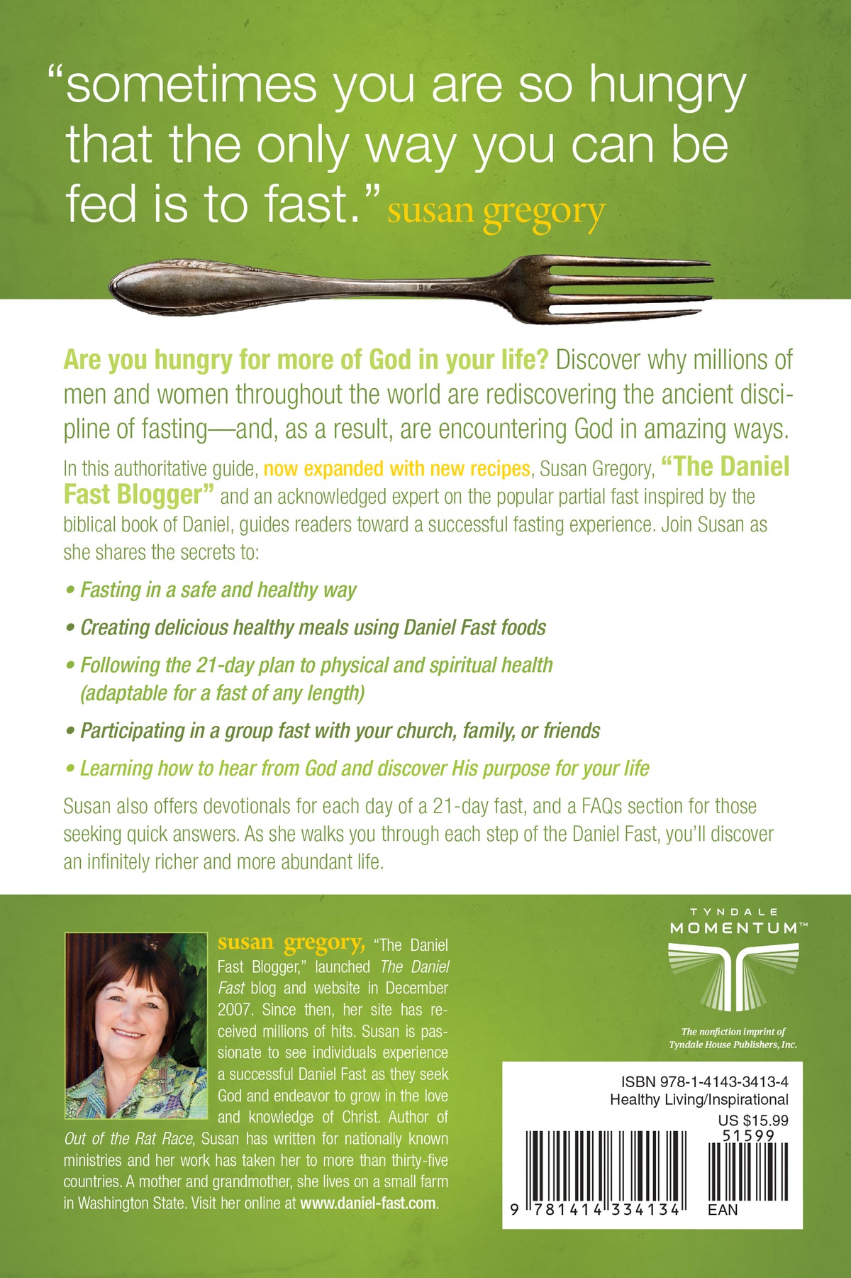 The Daniel Fast by Tyndale, product view 2