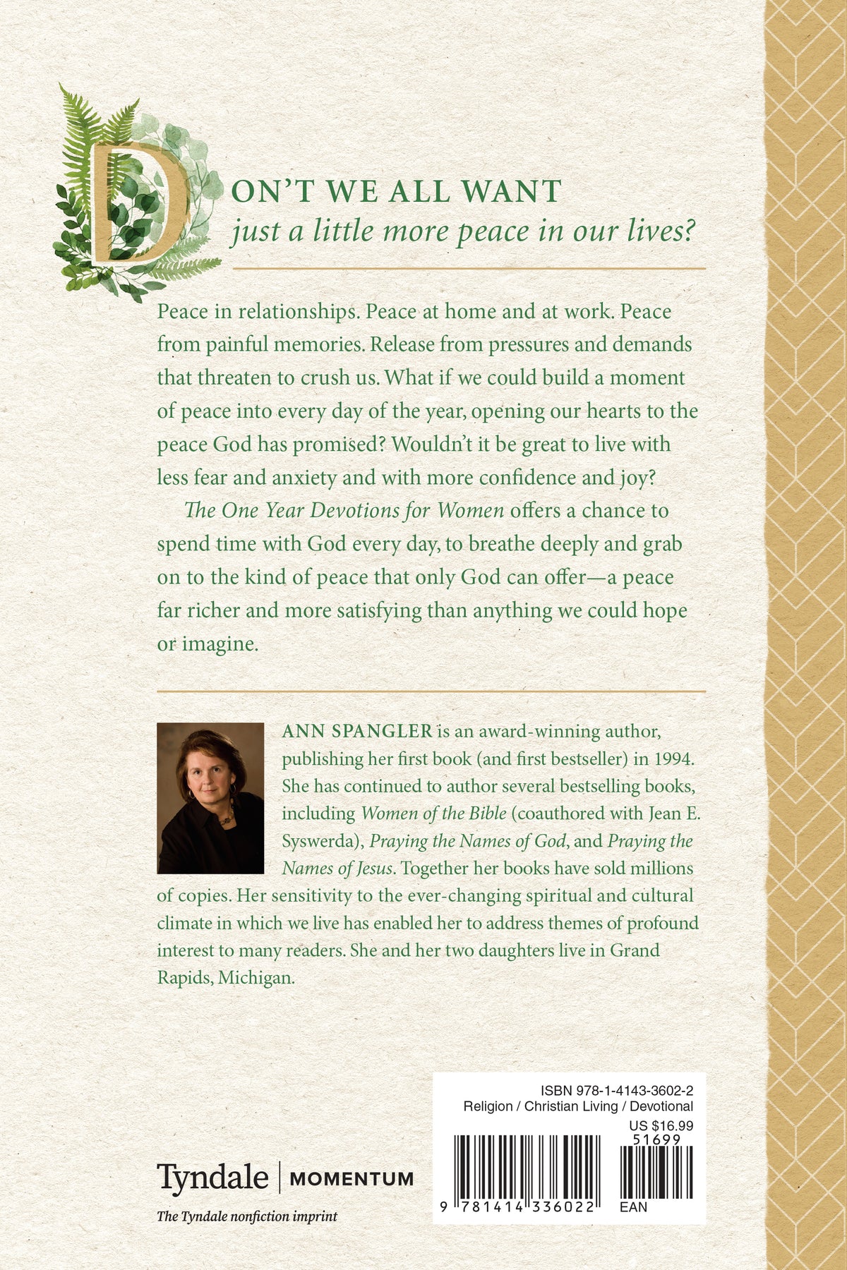 The One Year Devotions for Women by Tyndale, product view 2